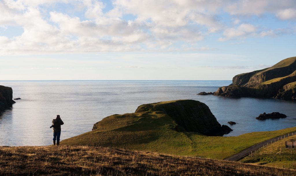 Bird watching in the Shetlands